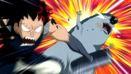 Gajeel beats monster