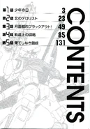 Mobile Suit Gundam in UC 0099 Moon Crisis Vol Contents01