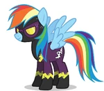 Promotional Facebook Halloween 2011 Rainbow Dash Shadowbolt