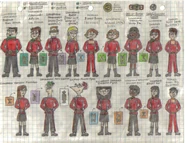 Phineas, Ferb, and Friends (Adults in Uniform)