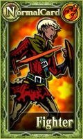 Male Fighter (Fire) Card