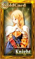 Female Final Fantasy Tactics Knight Card