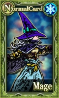 Female Mage (Ice) Card