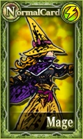 Female Mage (Thndr) Card