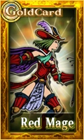 Female Red Mage Card