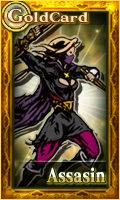 Female Assasin Card