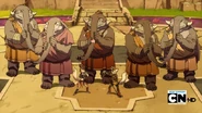 Elephants on brass
