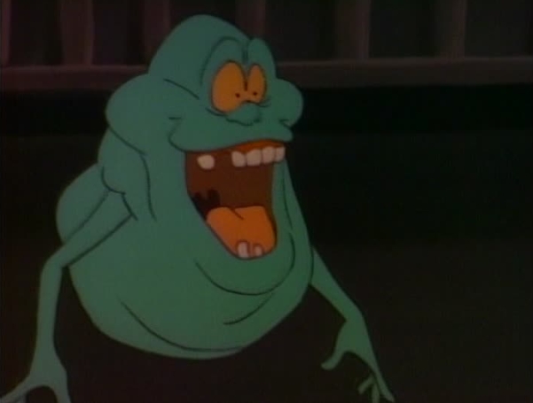 ghostbusters slimer cartoon