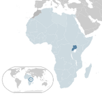 Location Uganda AU Africa