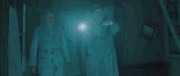 1Dumbedore Levitating objects at Slughorn's house.gif
