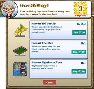 Fairy Bonus Challenge I TODO