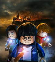 Hogwarts burning