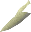 Bone dagger detail