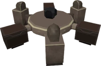 Cannon base detail