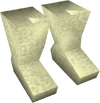 Cream boots detail
