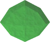 Uncut emerald detail