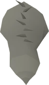 Flattened hide detail