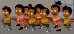 Octuplets run scared