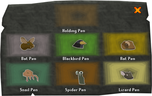 Holding pens