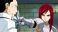 Erza threatens Kageyama