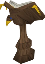 Mahogany eagle lectern built
