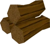 Maple pyre logs detail