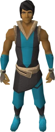 Mercenary's gloves equipped