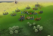 Mobilising armies closeup