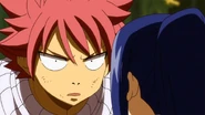 Natsu sniffs Wendy