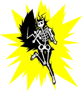 Makoto Nanaya (Sprite, electrocuted)