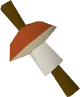 Red firelighter detail