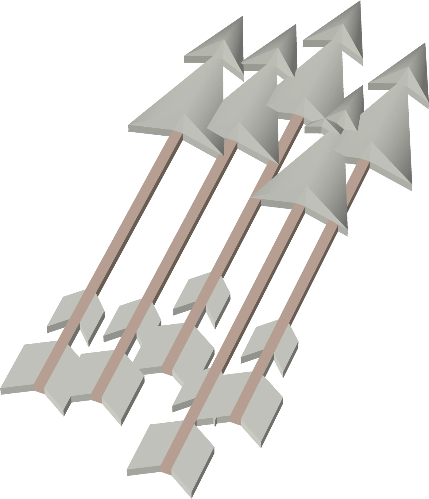 Sacred clay arrows detail
