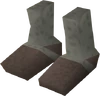 Spined boots detail