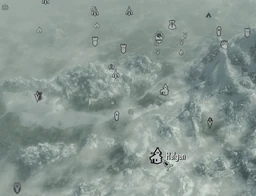 Skyrim map Helgen