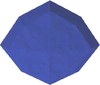 Uncut sapphire detail