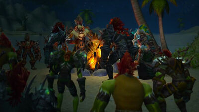 Rise of the Zandalari cinematic troll mtg