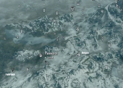 Skyrim map Pinewatch