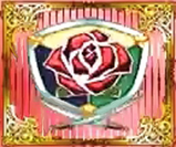 Red rose emblem