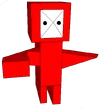 Red 3D buffoon