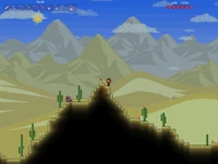 Terraria Desert Background Scenery Landscape