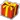 Present holiday red