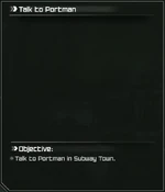 Rage Talk to Portman quest