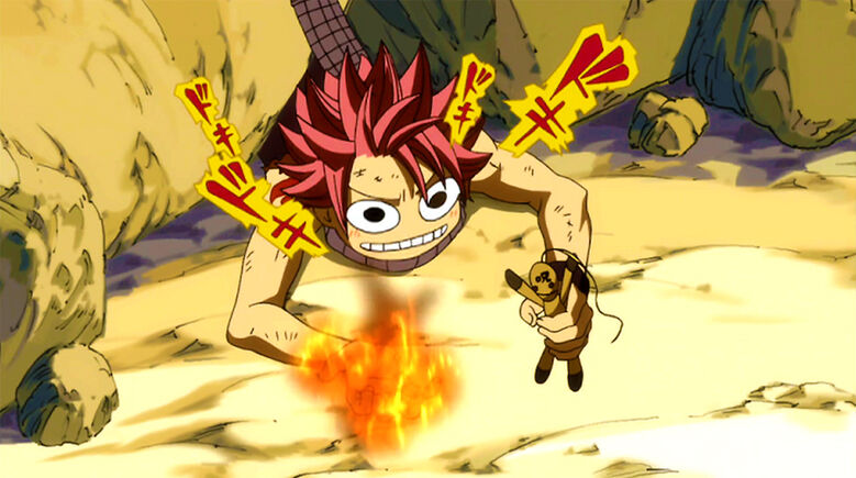 Natsu's face when he want to put Lucy into fire.jpg