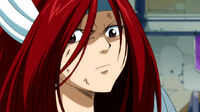 Erza after battle with Aria