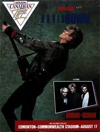 1 duran duran david bowie canada tour poster