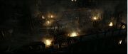 Courtyard battle