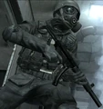 Holding an MP5, COD4 -2