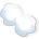 Cloudy Shoulder Pads
