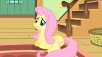 Fluttershy sitting on the floor S1E22