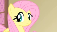 Fluttershy concerned about the health of the Princess's pet S1E22